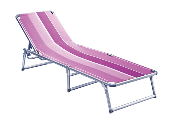 OEM ODM อลูมิเนียมและเก้าอี้อาบแดด Textilene ทน UV