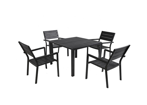 โต๊ะพับและเก้าอี้ในสวนที่ออกแบบอย่างชาญฉลาดป้องกันรังสียูวีบำรุงรักษาง่าย