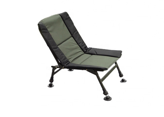 เก้าอี้พับกลางแจ้งแบบมีเบาะด้านวิศวกรรมอย่างชาญฉลาดป้องกันสนิม 43x40x49 ซม