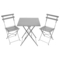 Patio BSCI โต๊ะและเก้าอี้กลางแจ้งแบบพับได้ 3 ชิ้น Set